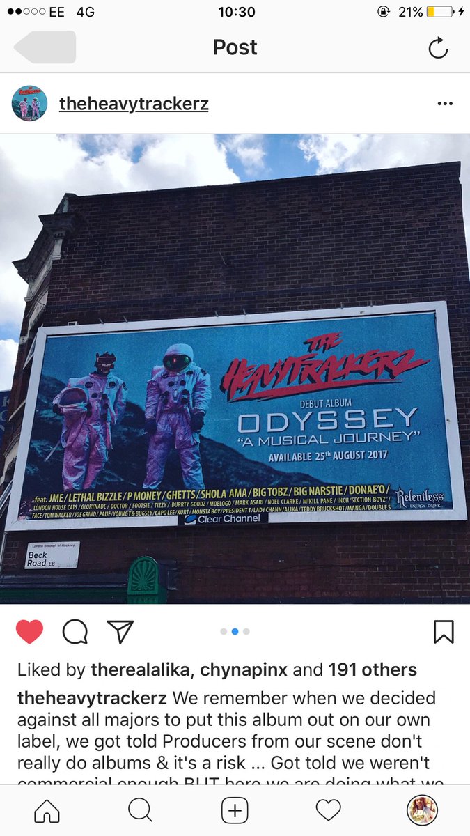 LadyChann's tweet photo. The Odyssey album OUT NOW!!! Brought to you buy #TheHeavyTrackerz 🔊🔊🔊 I team up with Alika on this album called 'In The Air' go grabbit! https://t.co/qMMhkB5Vpb