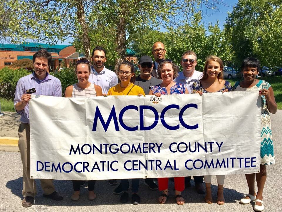 mddems's tweet photo. Shout out to the Montgomery County Democratic Central Committee for door-knocking this week in Burtonsville, MD! #MDPolitics https://t.co/LT04jY7JUd