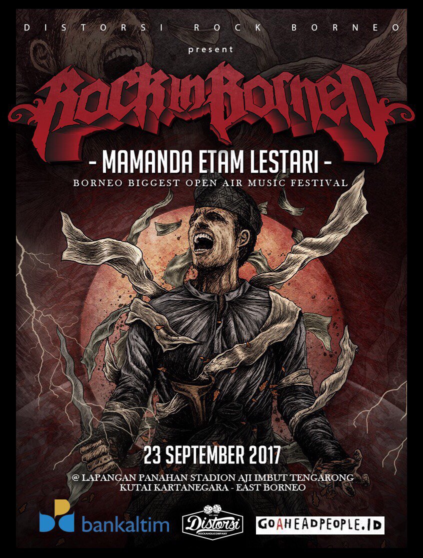 Rayakan dan Sebarkan,Sampai Jumpa! #RIB2017 #rockinborneo #distorsiborneo #goaheadpeople #goaheadpeoplesamarinda #nantijugalopaham