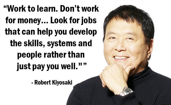 GrindNGrow's tweet photo. "Don't work for money, make it work for you!" #money #richdad #poordad #Financial #freedom https://t.co/kAROGjESLW