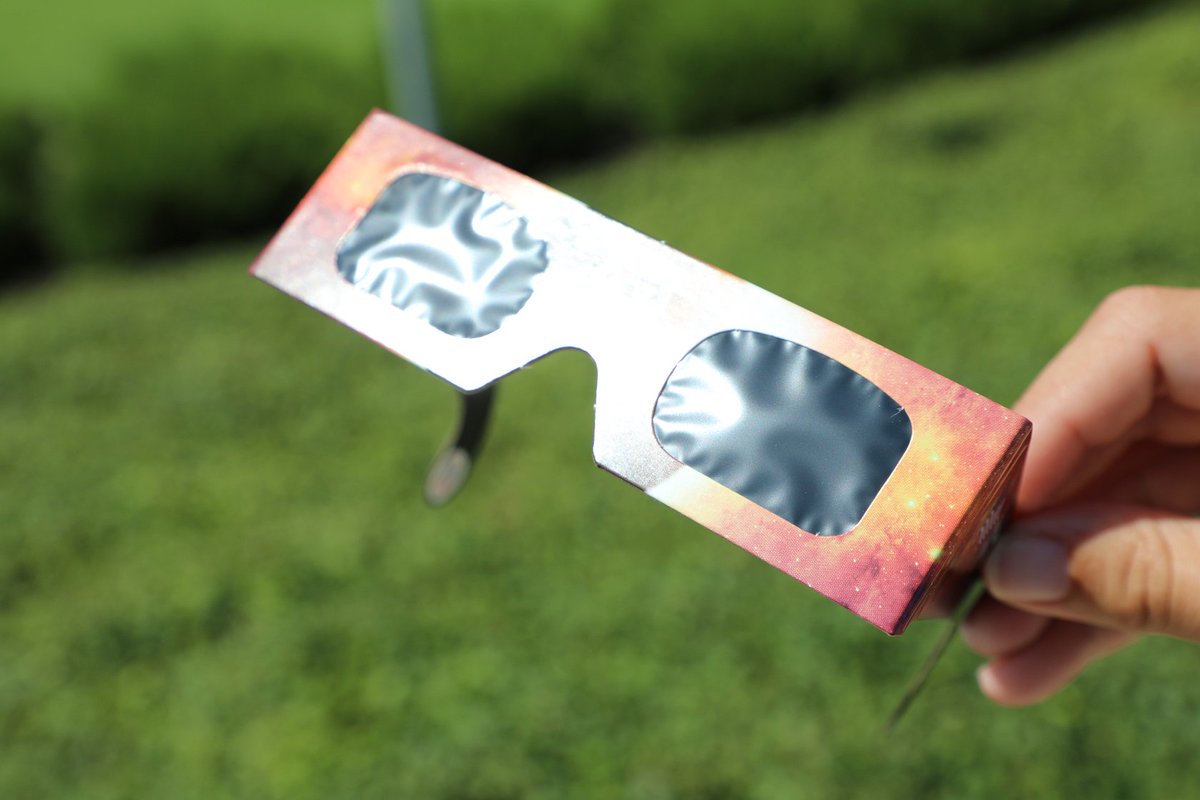 KCNSC's tweet photo. Our #Eclipse2017 glasses are getting a second chance! We're donating to @awb_org so kids in S. America and Asia can watch the next one. https://t.co/urW7IOoMJs