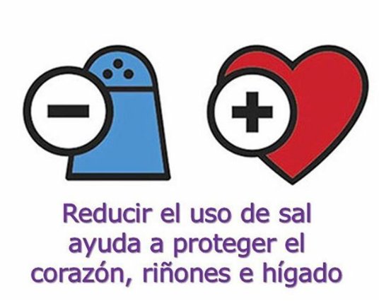 frepapy's tweet photo. ⬇el consumo de sal ayuda a proteger nuestros #Riñones #Corazón e #Hígado.
#SaludRenal #CuidemosNuestrosRiñones #FrepaPy https://t.co/1abOeX2XGg