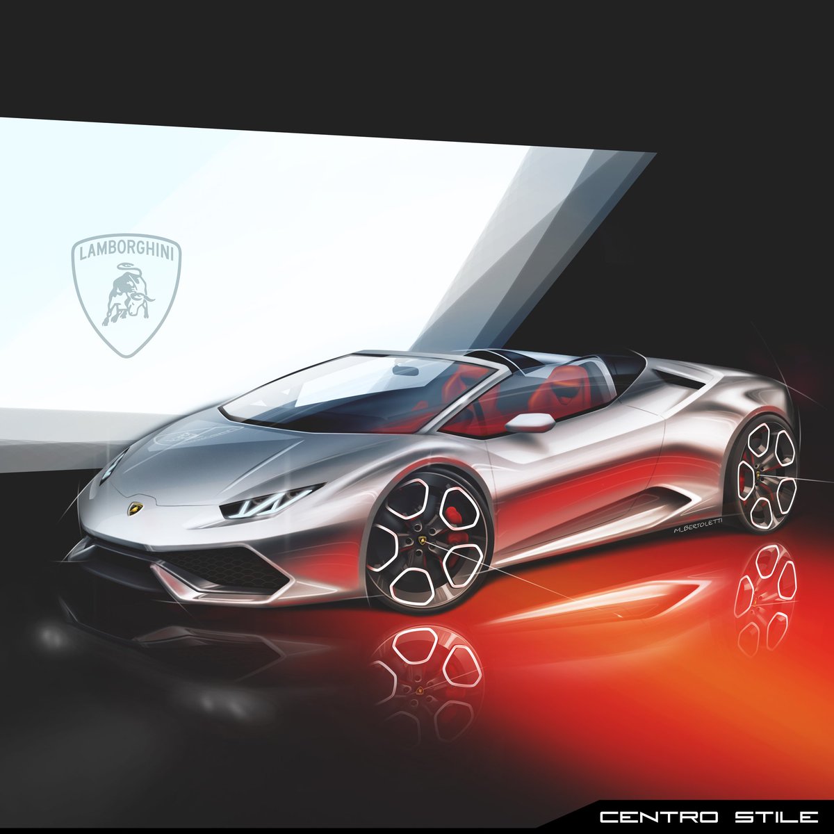 Lamborghini's tweet image. Huracán Spyder: crafted to cut through the air and become one with the wind. lam.bo/6wd730e97d7 #Lamborghini #HuracanSpyder