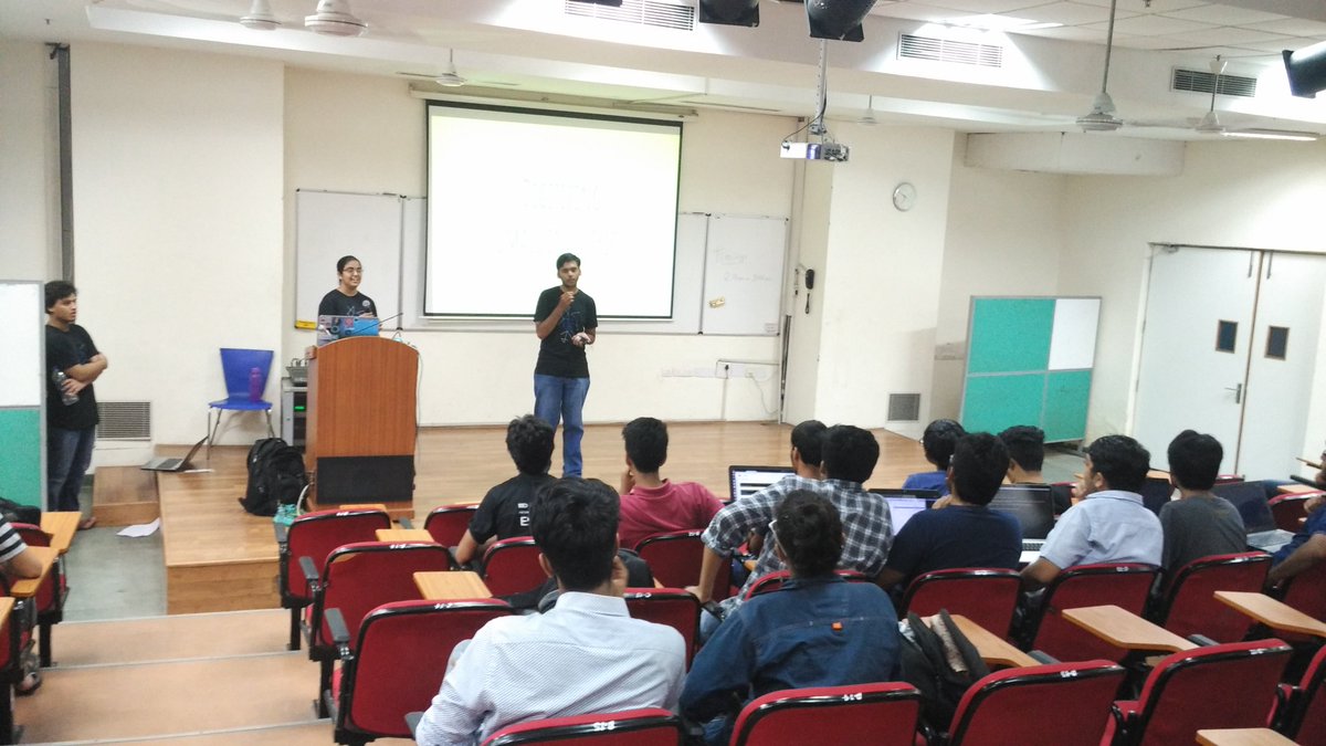 HackIIITD17's tweet photo. Hackiiitd17 opening ceremony 
#hackathon #esya https://t.co/0axrhMNduJ