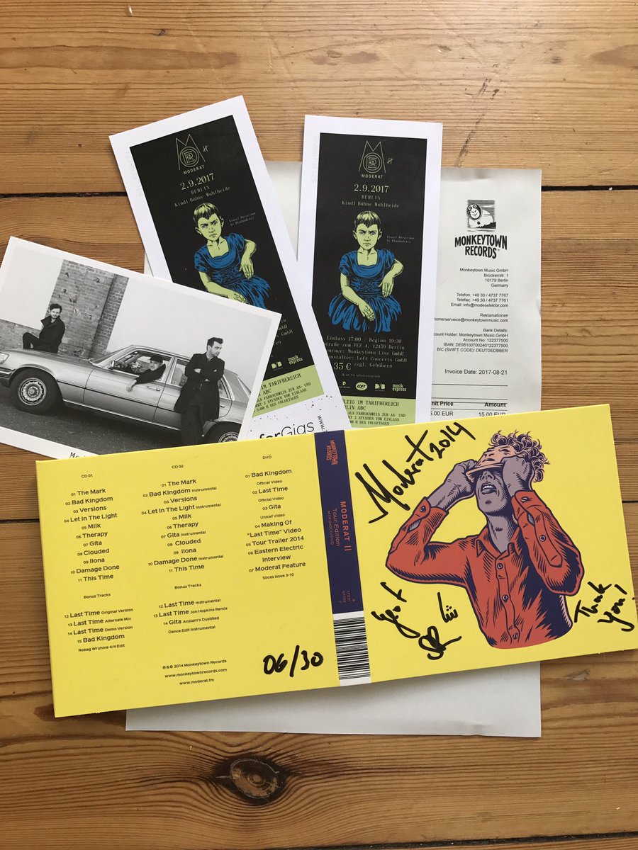 Thank you <a href="/ModeratOfficial/">Moderat</a> ! We see us in wuhlheide 😍