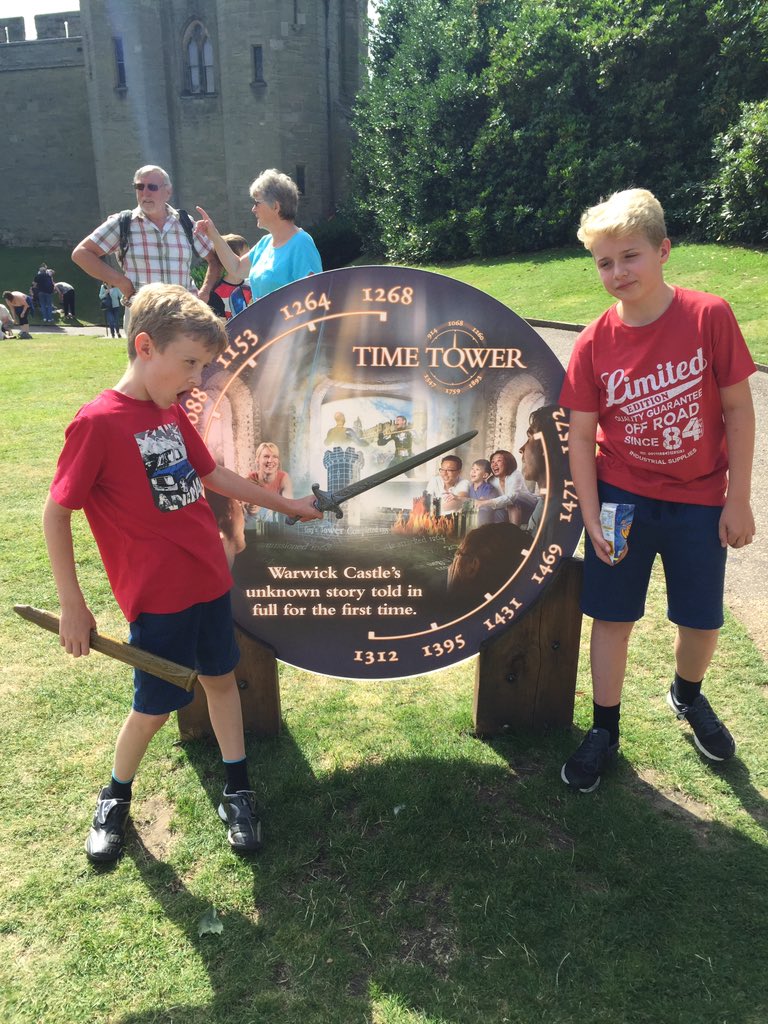 sarahrob78's tweet photo. @Collins4Parents #iSPYFriday My boys enjoying Warwick castle! Lots of things to spot here! https://t.co/gU0m3r64eY
