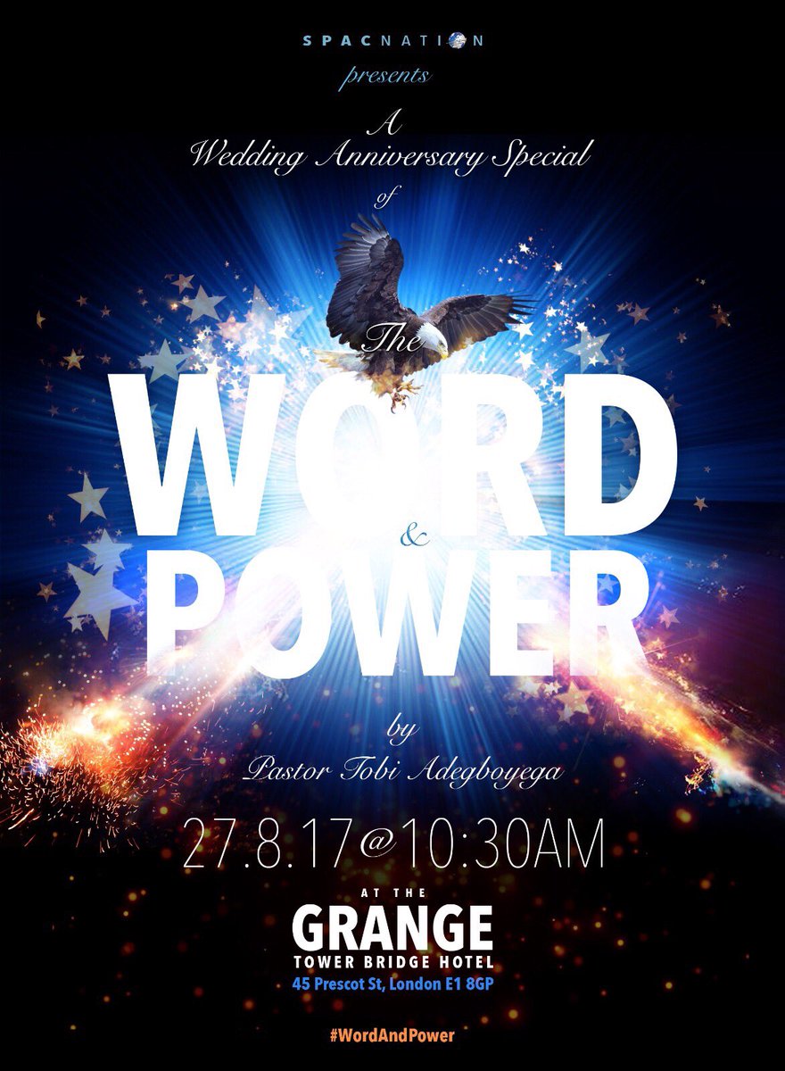 SPACNxtion's tweet photo. This is where we will be this Sunday. The Grange Tower Bridge Hotel! Join us as our praises continue! #PraiseMob
#SPACNation https://t.co/3jpuyrEwAW