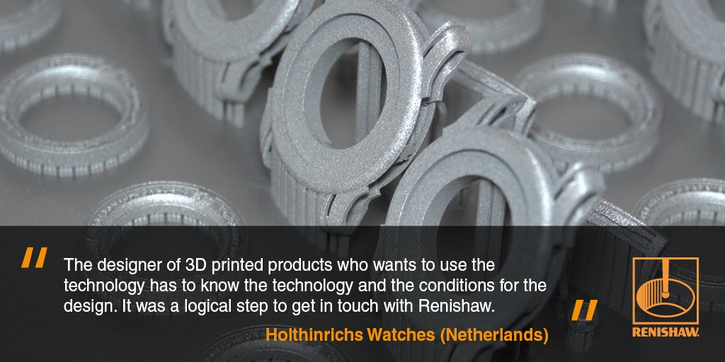 Classic traditional watchmaking combines metal #3DPrinting technology Holthinrichs Watches meets Renishaw #Additiv … bit.ly/2gaBi1P