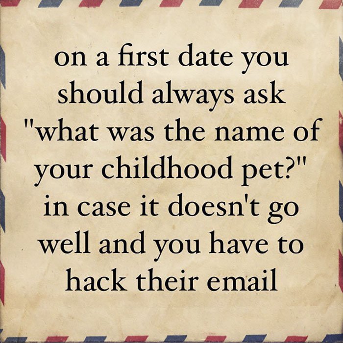 npohorski's tweet photo. 😂😂😂 brilliant #datehack https://t.co/XCt3pMiFef