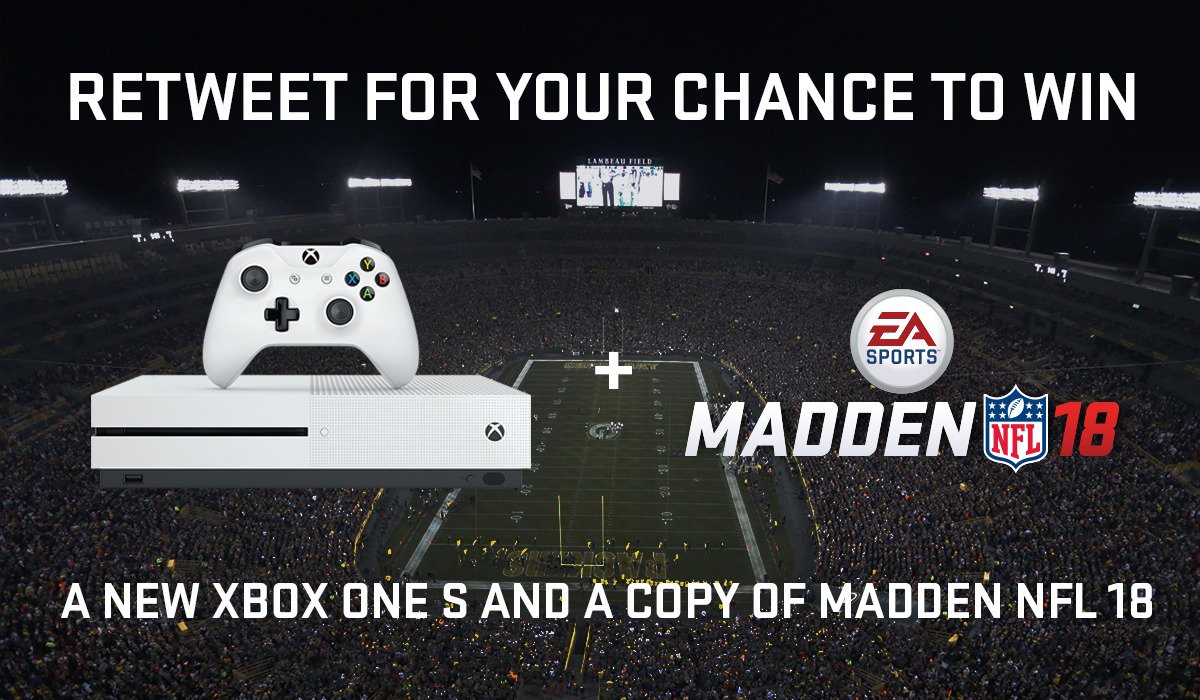 Green Bay Packers On Twitter Madden18 Is Here Rt For A Chance To Win The New Xbox Bundle Rules Https T Co Iymq8tcnls