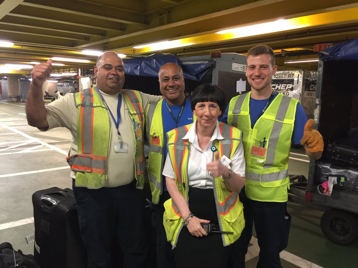 cathy_marlier's tweet photo. BRU after-strike-bag-recovery! Great team effort, thank you#weareunited@being united https://t.co/eM1ZvZO8Oe