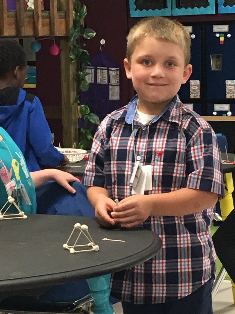 wrightpartyof4's tweet photo. 1st graders making 3D shapes with Playdoh and toothpicks. @JuliePool1 #BeBoldMCCS @SuptMattMassey https://t.co/CTysFDXOt7