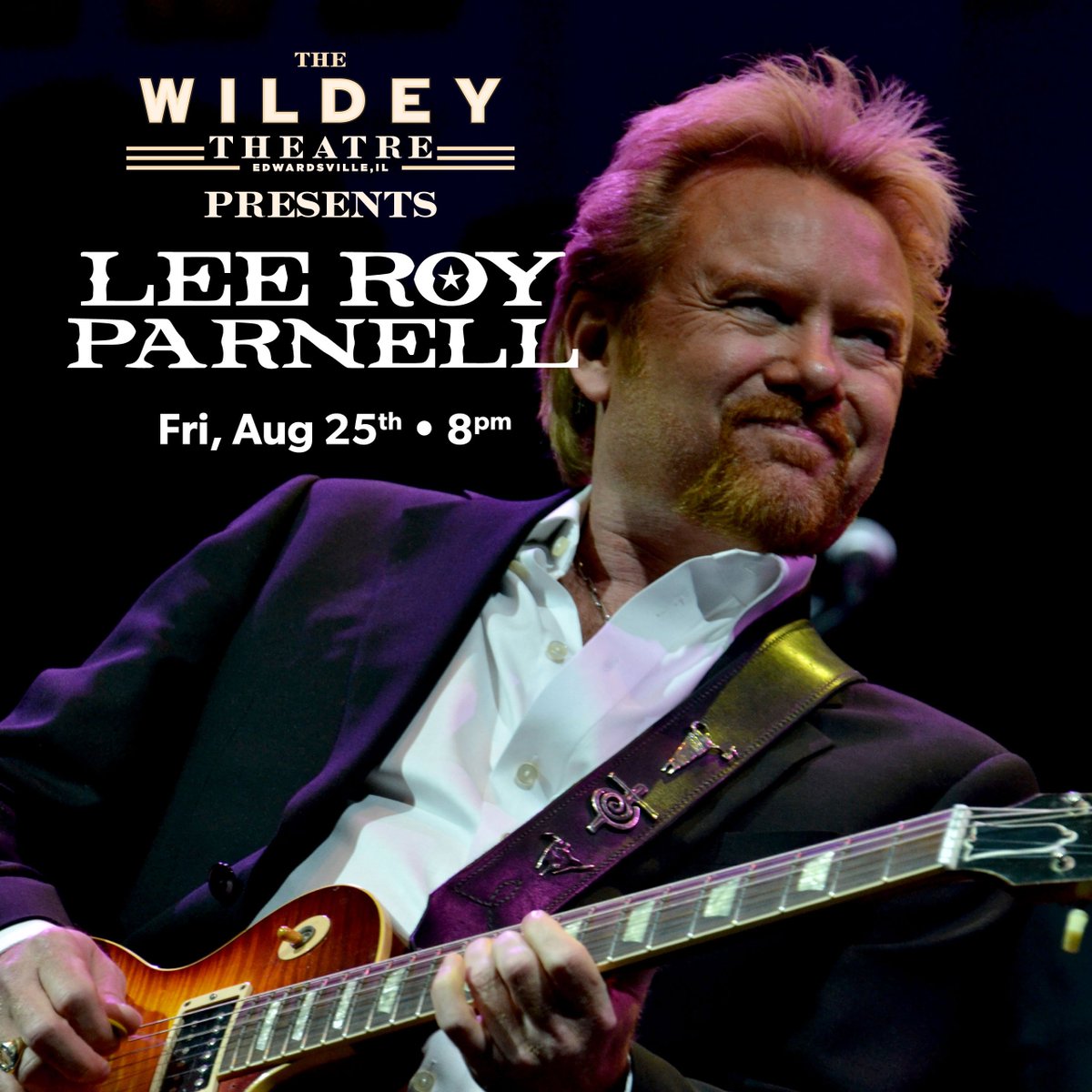 TONIGHT Lee Roy Parnell will be at #Wildey Theatre! Come out at 8PM for a night of Texas #county.