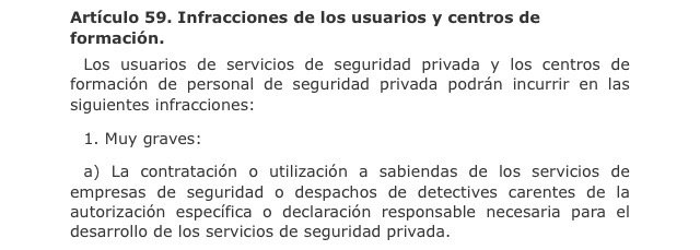 Si contratas a #intrusos ... vamos a ver si quienes deben garantizar el cumplimiento de la Ley hacen su trabajo