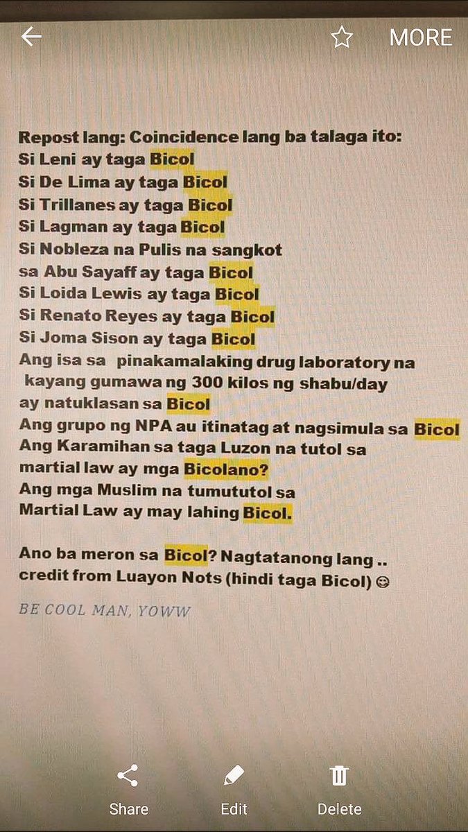 JGimoro's tweet photo. Shocking talaga ito dahil taga Bicol Tatay ko at tumira kami ng Bicol when I was a kid, ano meron sa BICOL? taga saan si #RisaKidnapper ? https://t.co/UdqEelyxjn