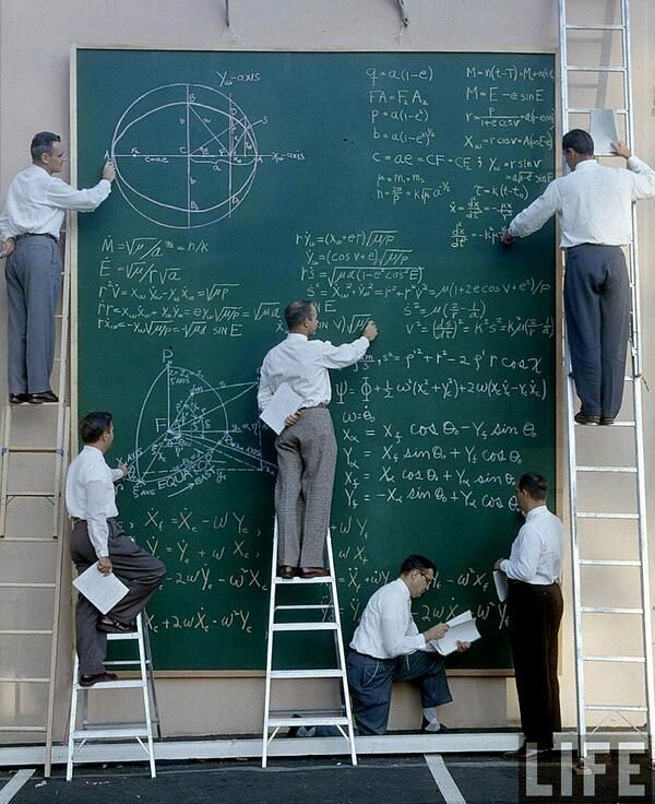 NASA before Powerpoint. 1960's.