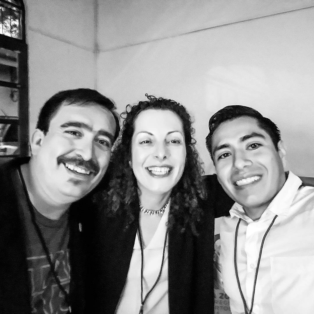 soyivanpinto's tweet photo. They are to blame for me being here. 😊 My two great masters of #OpenGovernment I'm so happy to meet you @bethnoveck @redmatriz https://t.co/TwFLhjzoAf