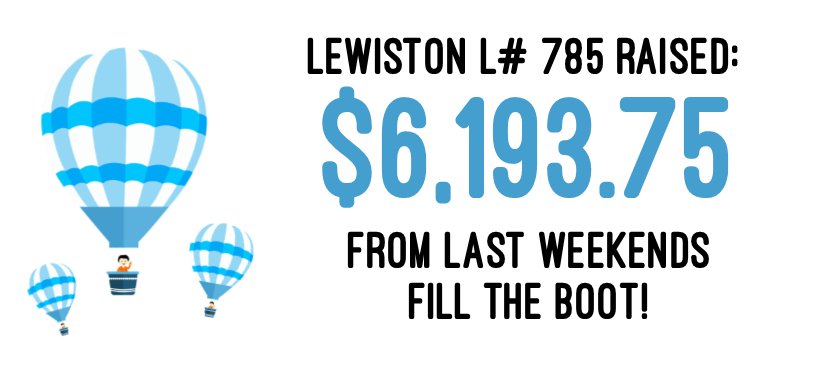We see you Lewiston L#785! Thank you for your amazing efforts!
