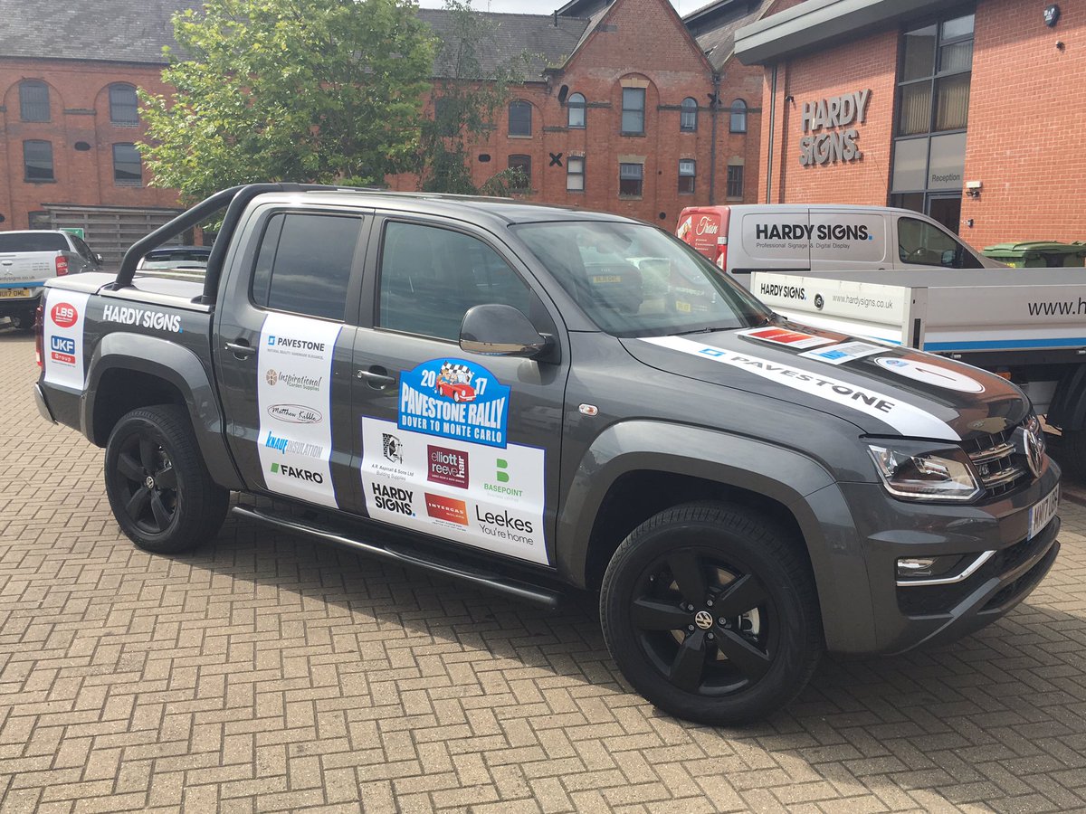 Pavestone's tweet photo. Thank you @HardySignsLtd for your support on the #pavestonerally @FrankKeyltd @rgp1926 @mahoneysdiy @BBS_Dorset @TweetSydenhams https://t.co/7fXaknMBsJ