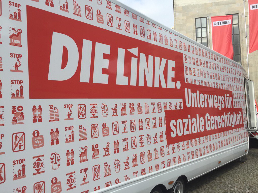 MatthiasHoehn's tweet photo. Noch 30 Tage. Ab jetzt unterwegs für soziale Gerechtigkeit überall im Land: unser Wahlkampftruck. #BTW17 https://t.co/nhoVXmLGBe