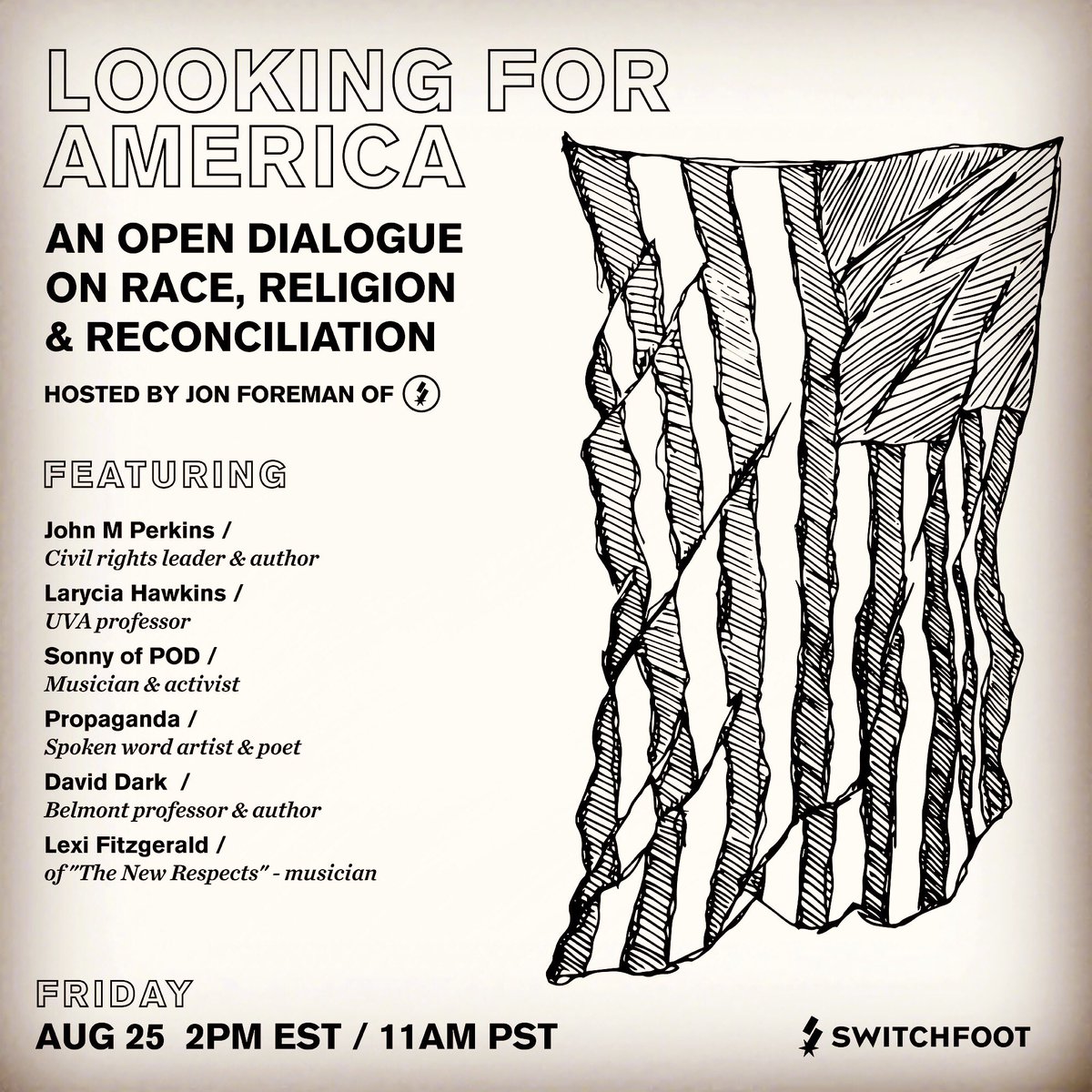 jonforeman's tweet image. #LookingForAmerica

An open dialogue on race, religion, and reconciliation 

Join the conversation:

Today 2pm EST
bit.ly/2ws9Wuq