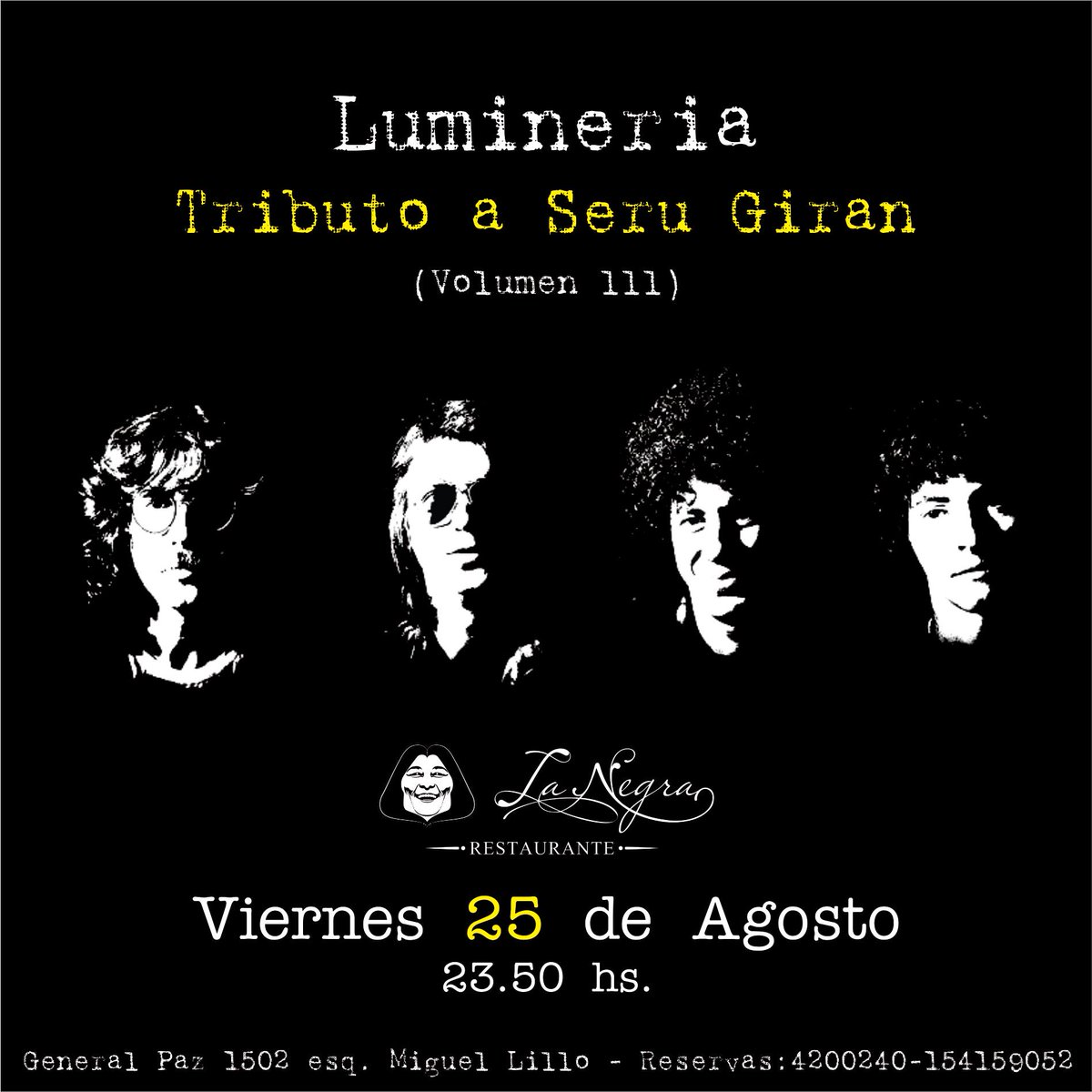 lanegrarest's tweet photo. Vení a La Negra!!! Música, tragos y buenos platos, todo para que tu noche sea perfecta!!! Reservas al 4200240 o 3814159052. https://t.co/FmobuGf1y3