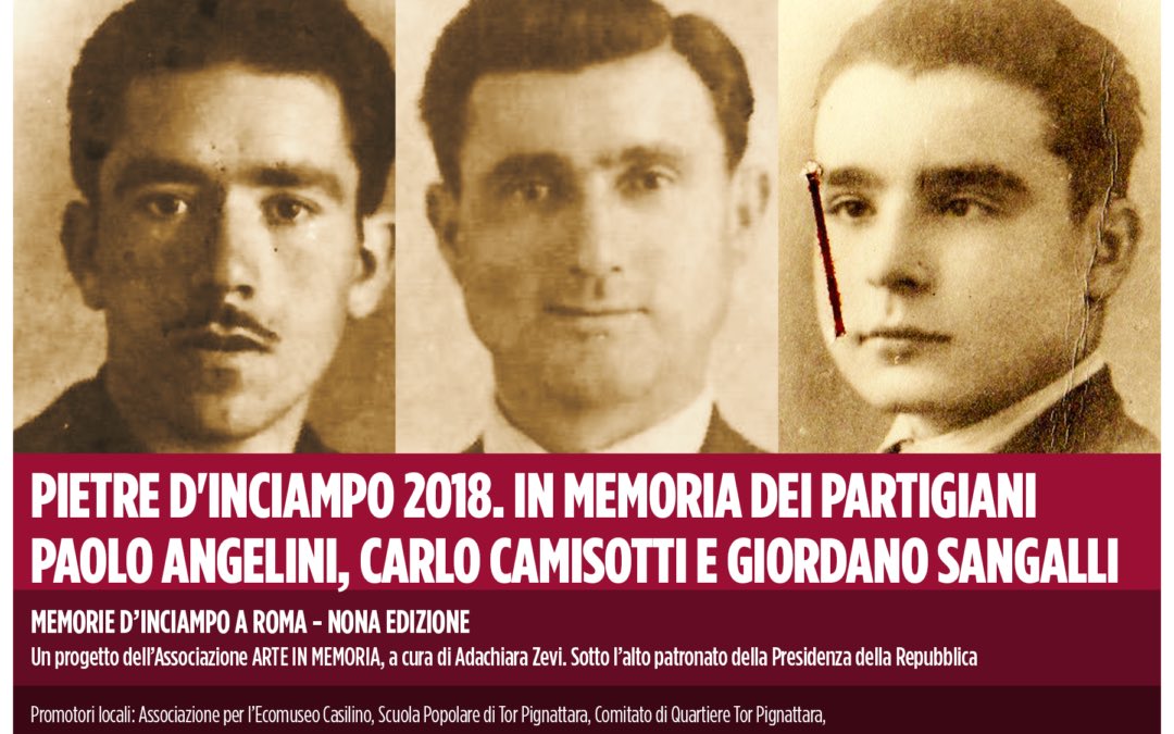 ILoveTorpigna's tweet photo. Acquista il fumetto su Sangalli x finanziare pietre d'inciampo in memoria dei partigiani di #torpignattara - https://t.co/4r9KMurepE https://t.co/L7aWmW75if