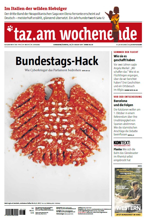 Ach so, der hat damit unsere Titelseite gestaltet! #lasttweet