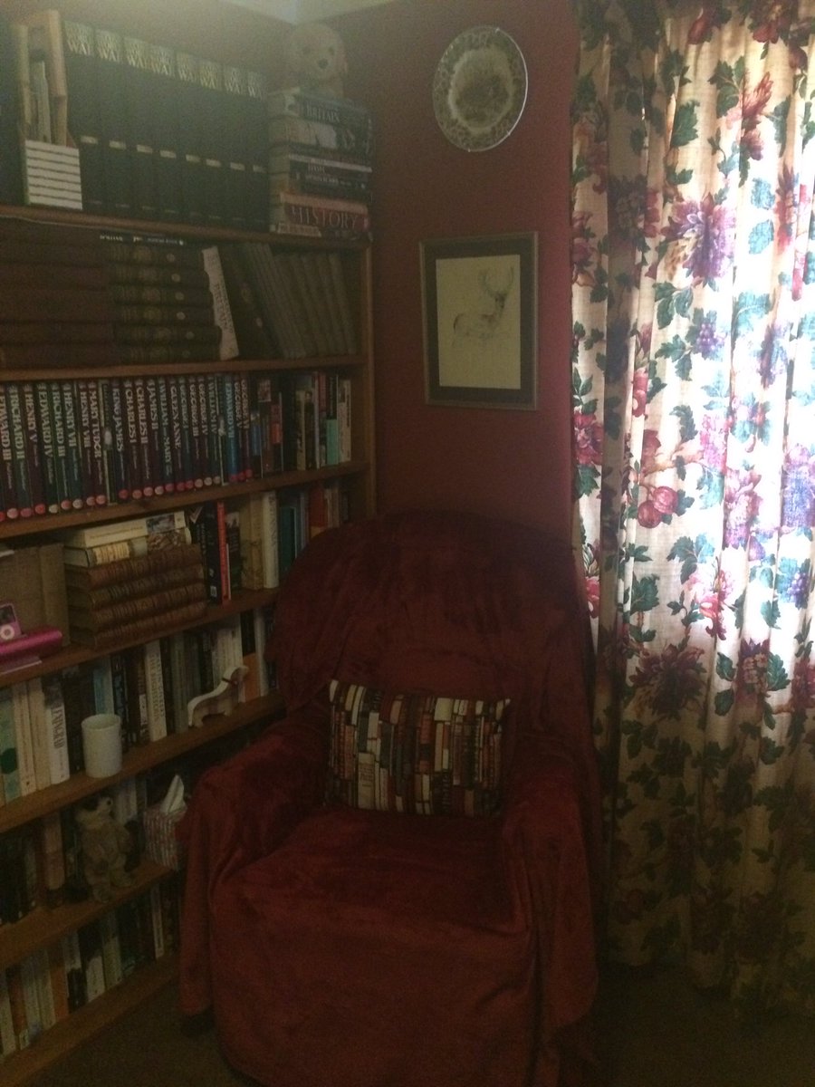 Coops_'s tweet photo. Study transformed. Can't wait to get working now. #newstudy #lessthan£100transformation #cosy #vintage #librarylook https://t.co/dCUuMNfFLS