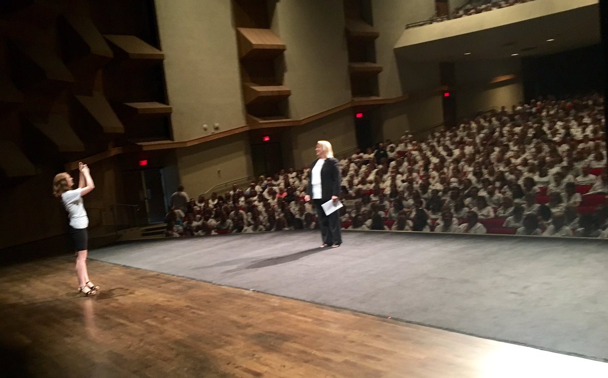 Kicking off the school year with all #RCAS staff in one place! #RCASFiredUp #SDBackToSchool @SimonLoriJ <a href="/rcschools/">Rapid City Schools</a>