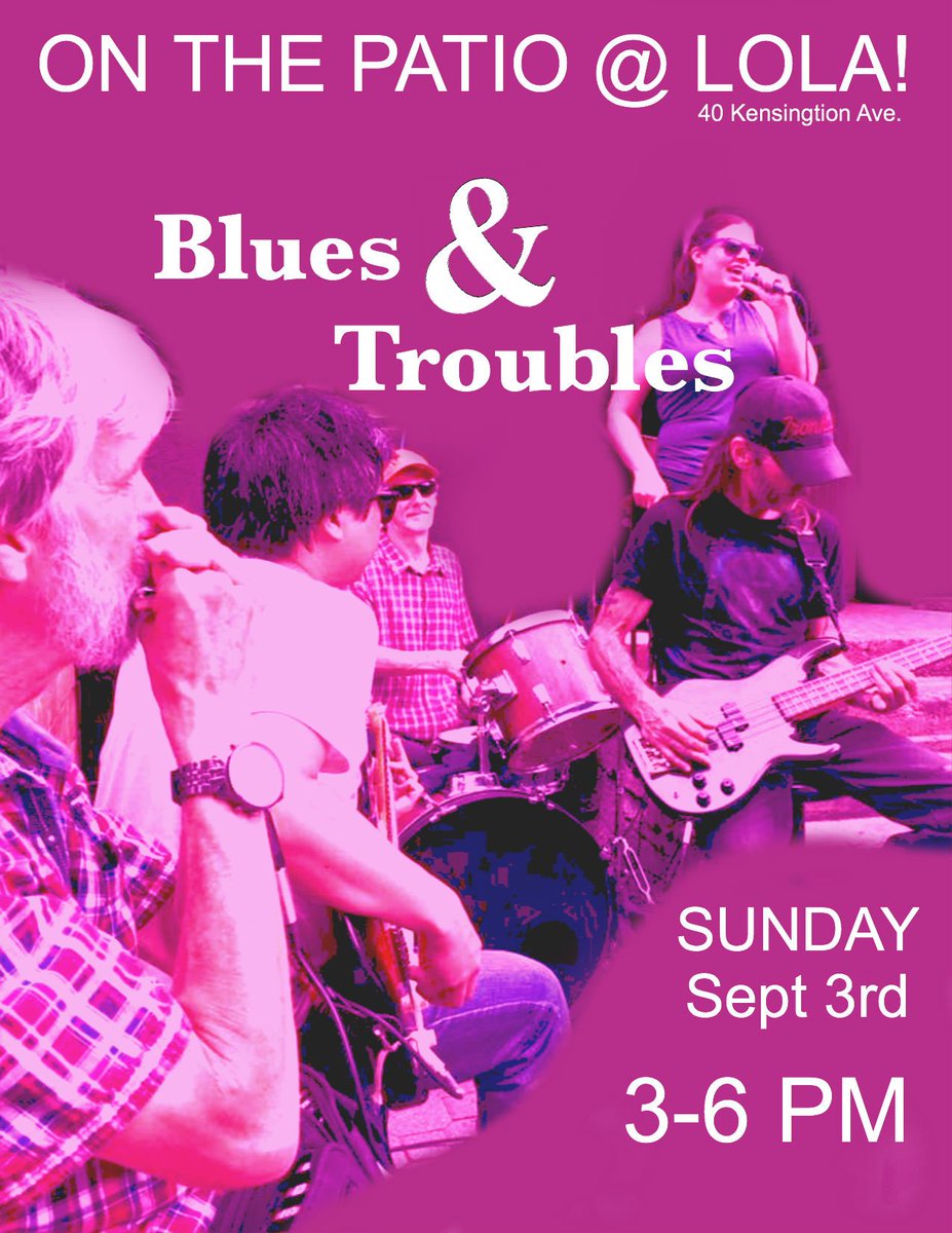 Coming up for B&amp;T in Sept! Early days so no excuses get out here ;) <a href="/TOBluesSociety/">Toronto Blues Society</a> <a href="/Kensington_BIA/">Kensington Market BIA</a> @ParkdaleBIA <a href="/Parkdale_V/">Parkdale Villager</a> <a href="/KensingtonMkt/">Kensington Market</a>