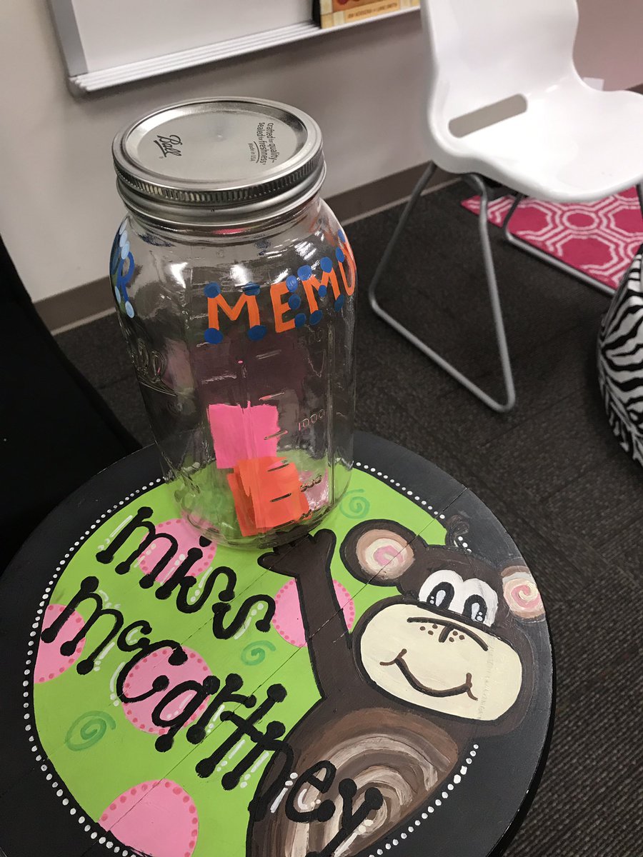 Adding to our memory jar! At the end of the year we will go back and reflect on all the cool stuff we did in 4th grade! <a href="/RidgeviewKISD/">Ridgeview Elementary</a>