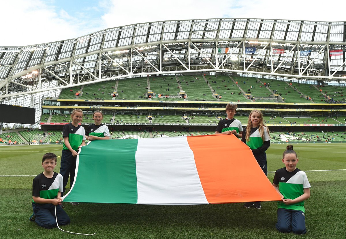 sseairtricity's tweet photo. Know a 7-12 yr old that would like to be flag bearer for IrlVSerb @AVIVAStadium on Tues 05/09? Plus 2 premium tkts. Follow &amp; RT to win. #FF https://t.co/hhZzlNCtTp
