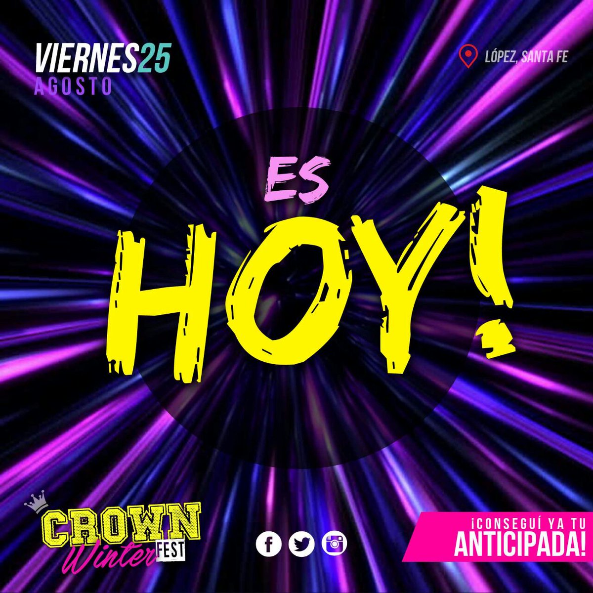Tabu2016's tweet photo. HOY HAY FIESTA EN LOPEZ. NO TE QUEDES SIN TI ANTICIPADAAAAA https://t.co/ndupfUzQuz