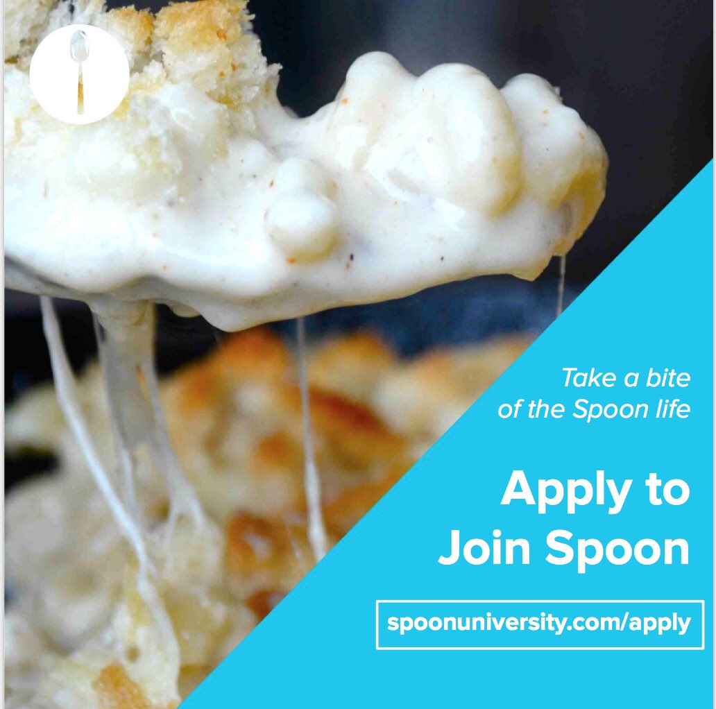 spoon_wlu's tweet photo. Do you love food?!? Like really, really love food? Then join Spoon WLU where other food-lovers like you abound🥄
#spoonwlu #apply #wlu https://t.co/nx3m9LUabT