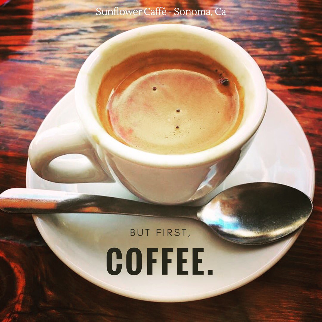 SunflowerCaffe's tweet photo. #coffeesesh #espressocrema #theperfectshot #thisishowwedoit #sonoma_valley #acrecoffee #yesplease #365daysofhappiness βοΈπͺπππ½ https://t.co/ZjcqDEFayZ