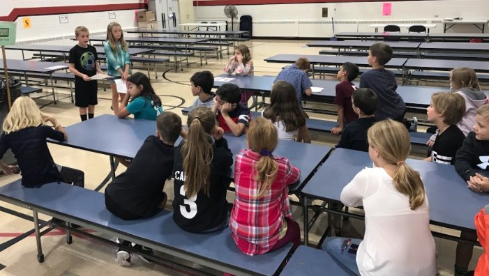 WHS_Elementary's tweet photo. So proud of our WHS Grade 5 Leaders who led our PBIS Stations  today! Great job station leaders and runners!  #whs44 #WeAre44 https://t.co/dxu9BzAywi