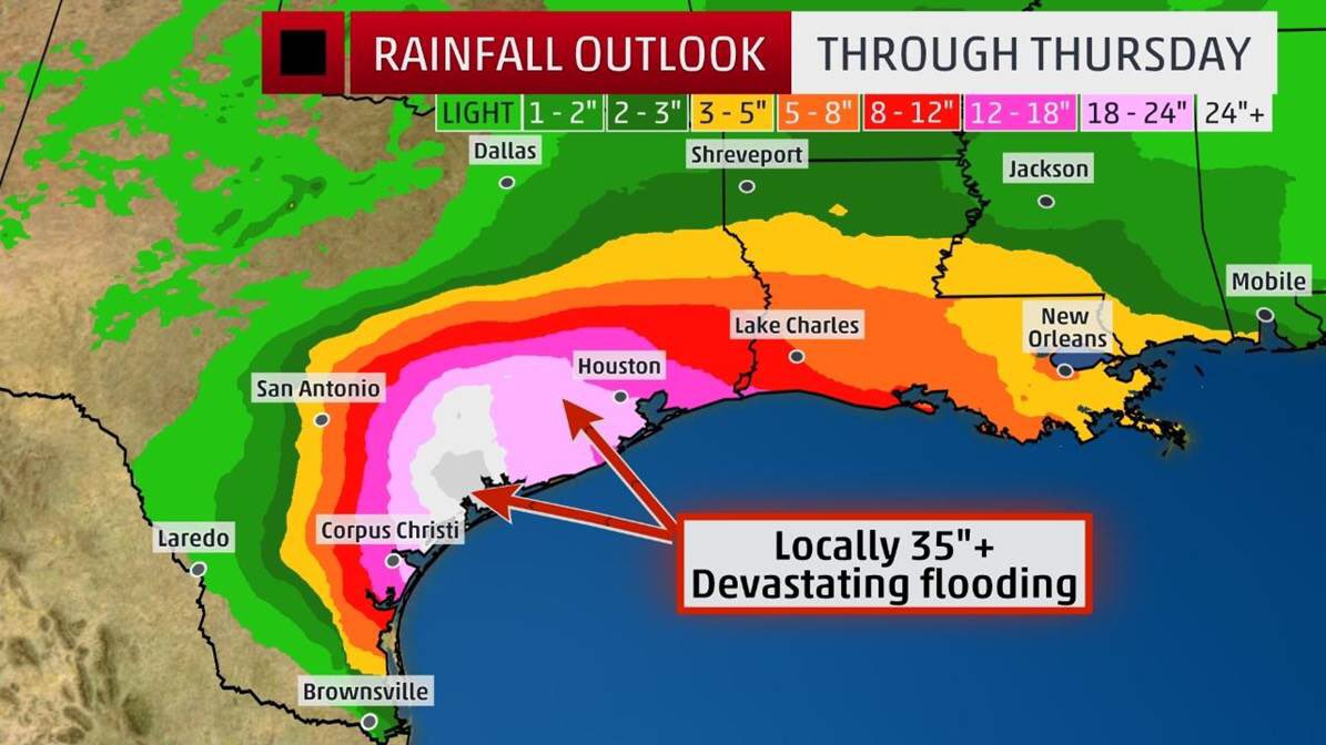 JohnCornyn's tweet photo. Texans, be prepared for #Harvey by listening to local emergency personnel. More resources available on my website: https://t.co/8OtbE1scVt… https://t.co/G4fQp8aJma