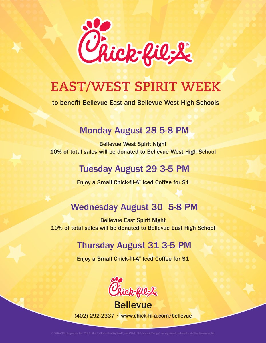 penguinmummy's tweet photo. Support your school for East/West Spirit Night! https://t.co/144EpEOKIH