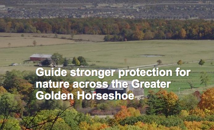 Speak up for the protection of #water, #nature and communities in the Greater Golden Horseshoe before Oct 4th: bit.ly/2vdB5Sd