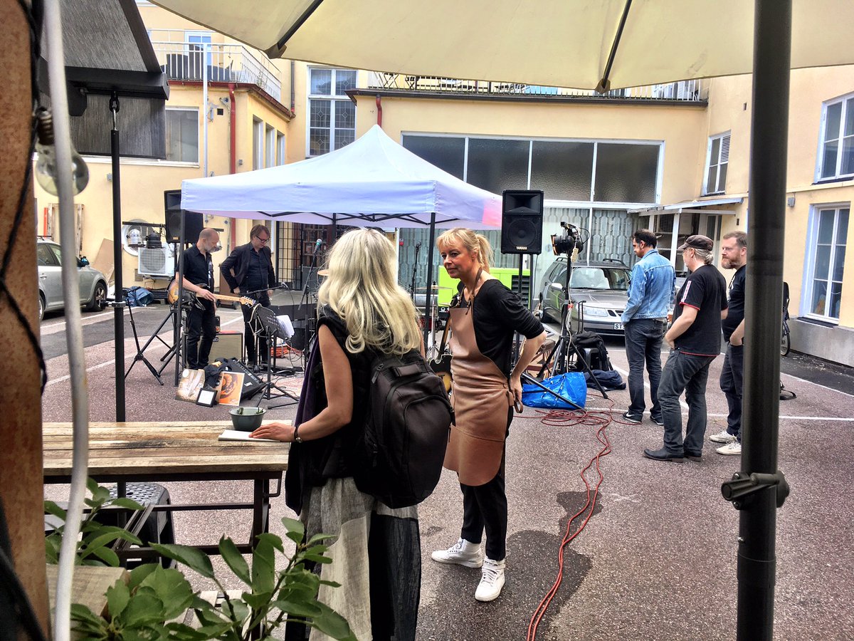 Soundcheck är igång och det låter riktigt bra #dalaplan #larsbrundin #sommarpåkockeriet #tareqtaylor