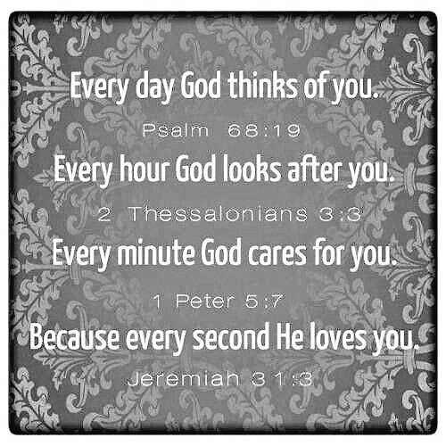 G_Busines's tweet photo. Every day God thinks of u.
Every hour God looks after u.
Every minute God cares 4 u.
Because every second He loves u.❤️ #FridayFeeling ❤️ https://t.co/8sTCVCxxW6