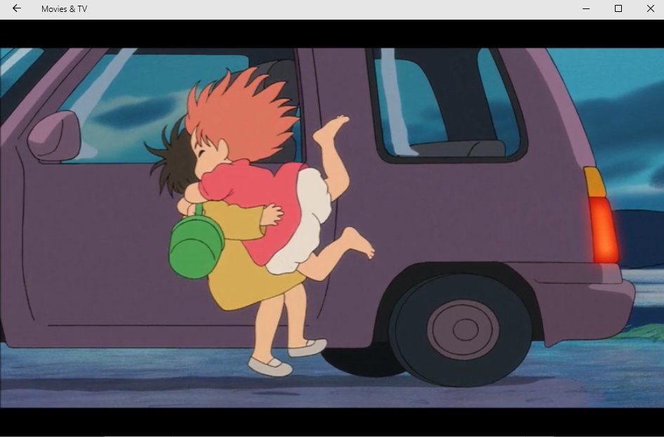 Ponyo And Sosuke Hug