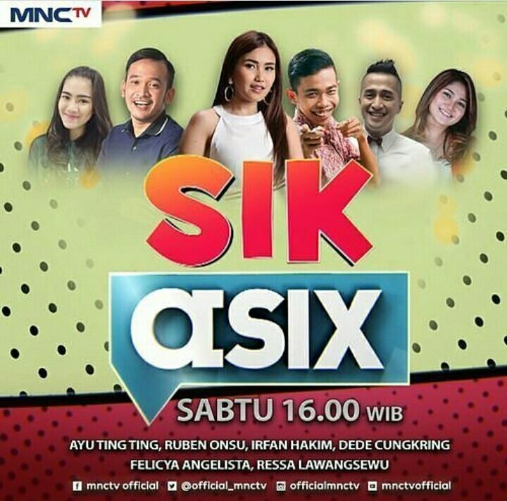 FelicyAddictID's tweet photo. Bsk pntengin "SIKASIK" yups jam 16:00wib di MNCtv ada mamoy @felicyangelista jd bintang tamu hihih selamat istirahattttttt gaesss😘😘😘 https://t.co/rr7QJ8hPRW