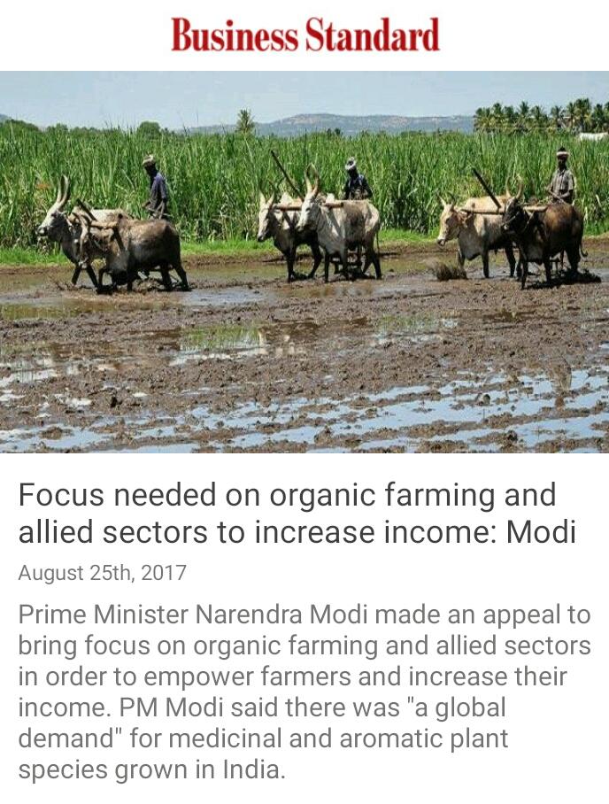 narendramodi_in's tweet photo. Focus needed on organic farming and allied sectors to increase income: PM
https://t.co/4fEBIxpz79 via NMApp https://t.co/0kLtgZi23Y