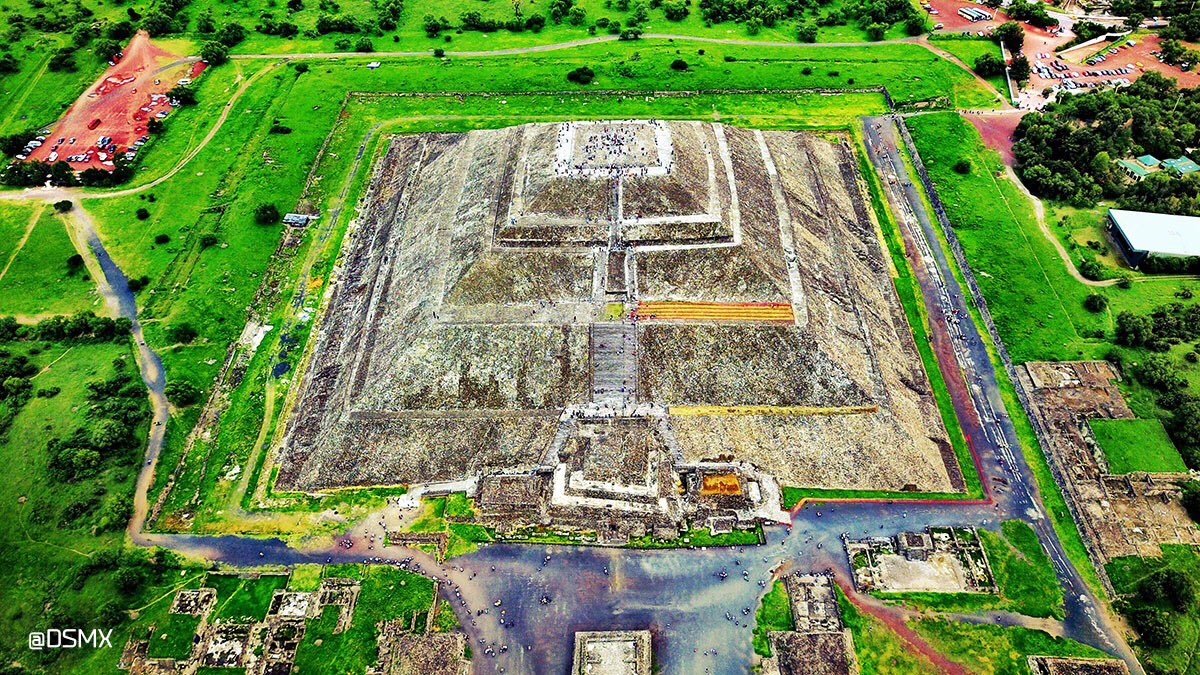 mx_drone's tweet photo. Pirámide del Sol, Teotihuacan. #teotihuacan #piramidedelsol #mexico #dronestudiomx https://t.co/tGPTLItYsW