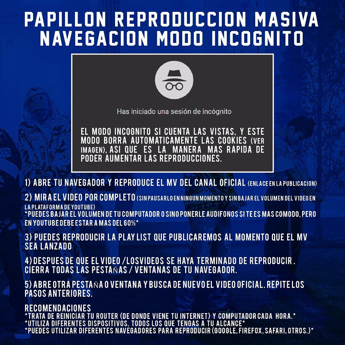Jackson_G7Peru's tweet photo. 💜STREAM💜 #JacksonWangPapillon  TIPS para hacer el Stream
Canal Oficial YOUTUBE de #Jackson : https://t.co/uVlgN7KihT https://t.co/hnFBSfUlF6
