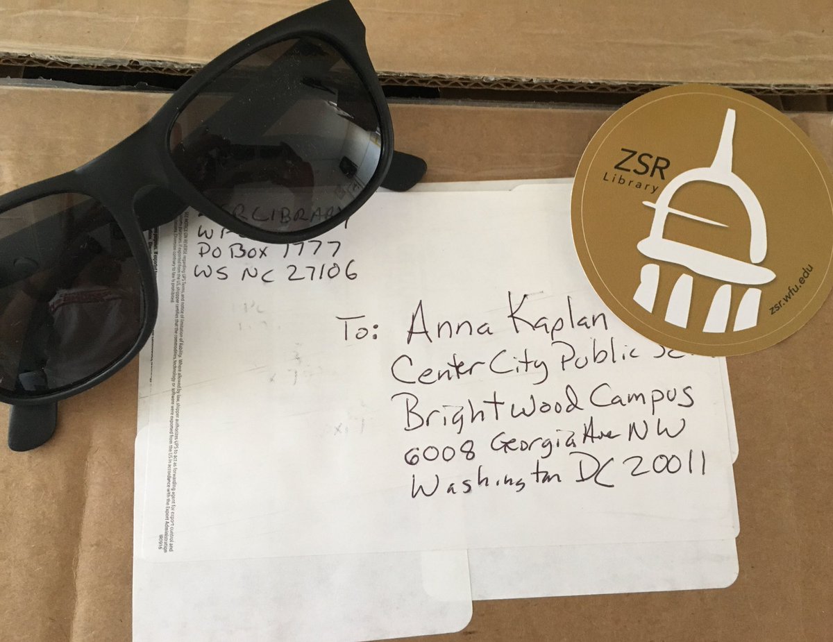 ms_akap's tweet photo. Thank you thank you to the @zsrlibrary for some awesome @WakeForest swag! My students are so excited to rep the Deacons. https://t.co/kiIO3huBUW