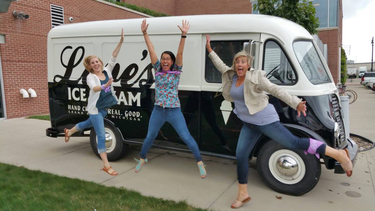 DistelWolfe's tweet photo. We LOVED that our teams found the @LovesIceCreamGR truck outside the @dtmarketgr last week! https://t.co/t2Y3mRRila