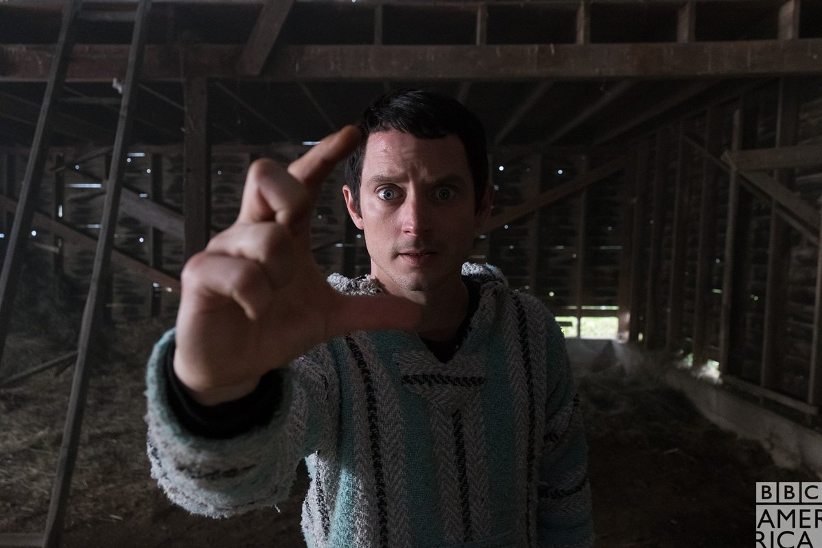 DirkGentlyBBCA's tweet photo. We are now THIS CLOSE to the premiere of #DirkGentlyBBCA Season 2! Saturday, October 14 at 9/8c, only on @BBCAMERICA! Exciting! https://t.co/7h7KQDWL11